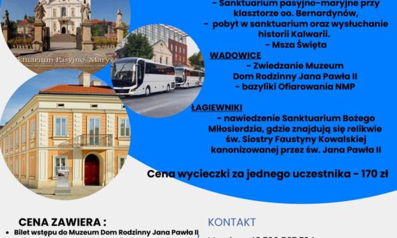 Uwaga! Zmiana terminu pielgrzymki. Zapisy w zakrystii u ks. Mateusza Kozieła